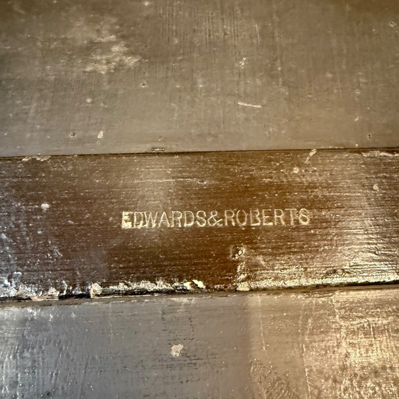 Antique Qing Chinese Export Rosewood Inlaid Centre Table by Edwards & Roberts - Image 23