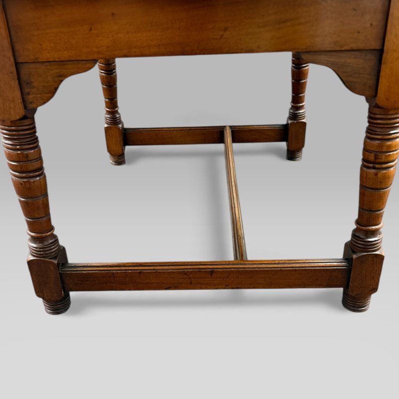 Antique Victorian Walnut Arts and Crafts Coffee Table - Image 12