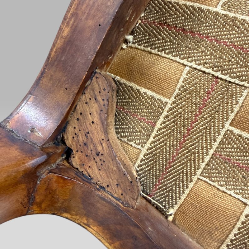 Pair of Antique Victorian Walnut Balloon Back Chairs - Image 14