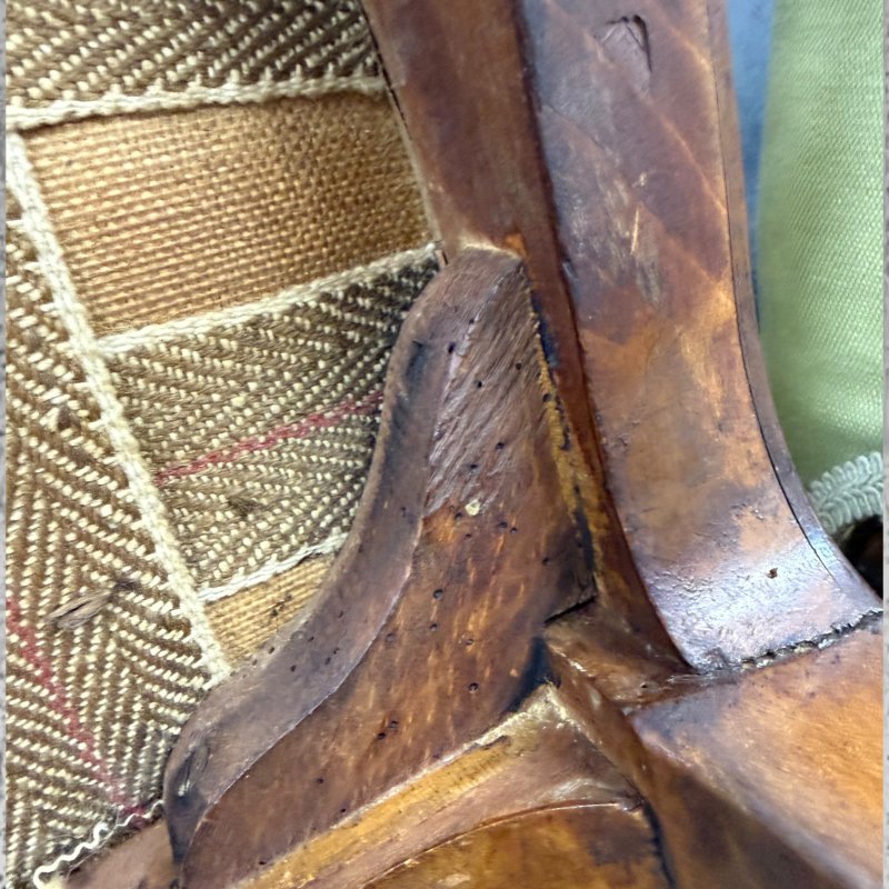 Pair of Antique Victorian Walnut Balloon Back Chairs - Image 15