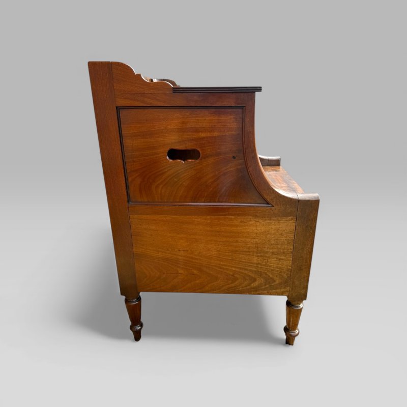 Antique Georgian Gillows Mahogany Bedside Table Cabinet | Pot Cupboard - Image 5