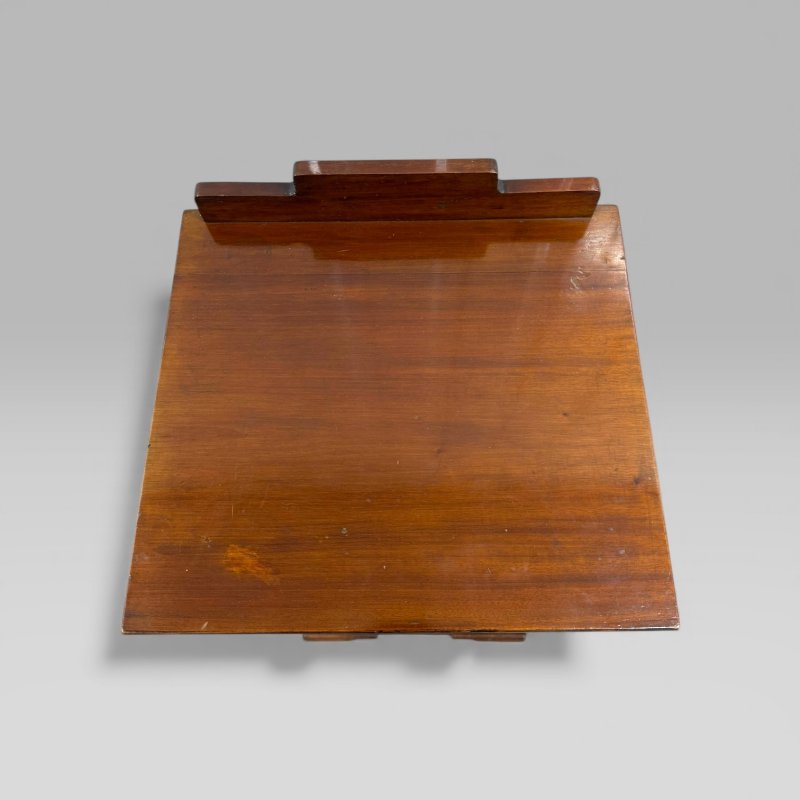 Antique Mahogany Bedside Cabinet / Pot Cupboard with Ogee Feet - Image 4