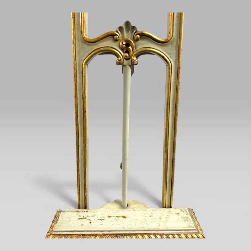 Antique Victorian Painted and Gilt Louis XV Style Artist’s Easel, Film Prop - Image 6