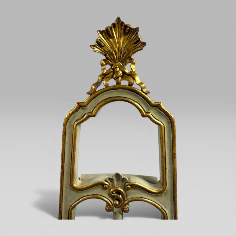 Antique Victorian Painted and Gilt Louis XV Style Artist’s Easel, Film Prop - Image 5