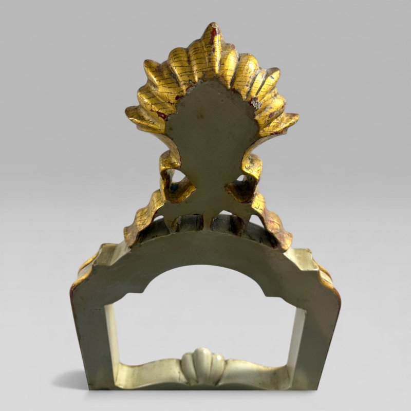 Antique Victorian Painted and Gilt Louis XV Style Artist’s Easel, Film Prop - Image 9