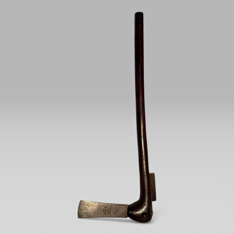 Antique African Ceremonial Axe | 19thC Royal Dahomey Messenger Récade - Image 2
