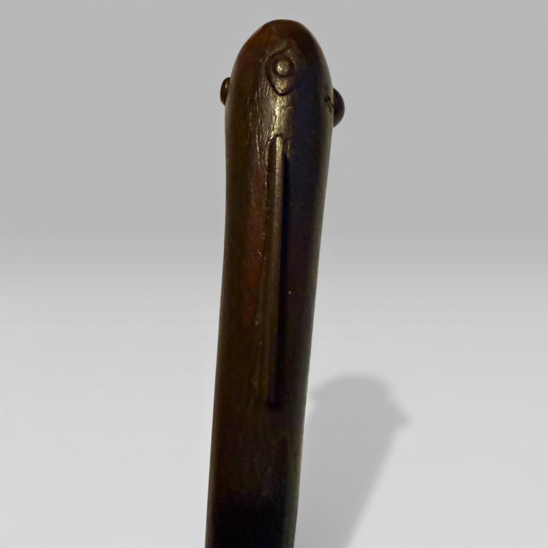 Antique African Ceremonial Axe | 19thC Royal Dahomey Messenger Récade - Image 8
