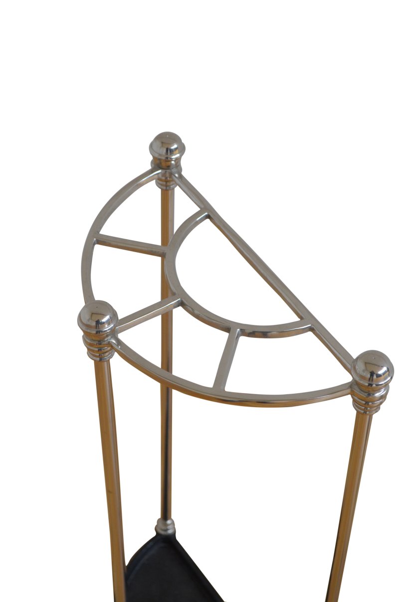 Chrome Art Deco Stick Stand Umbrella Stand - Image 4