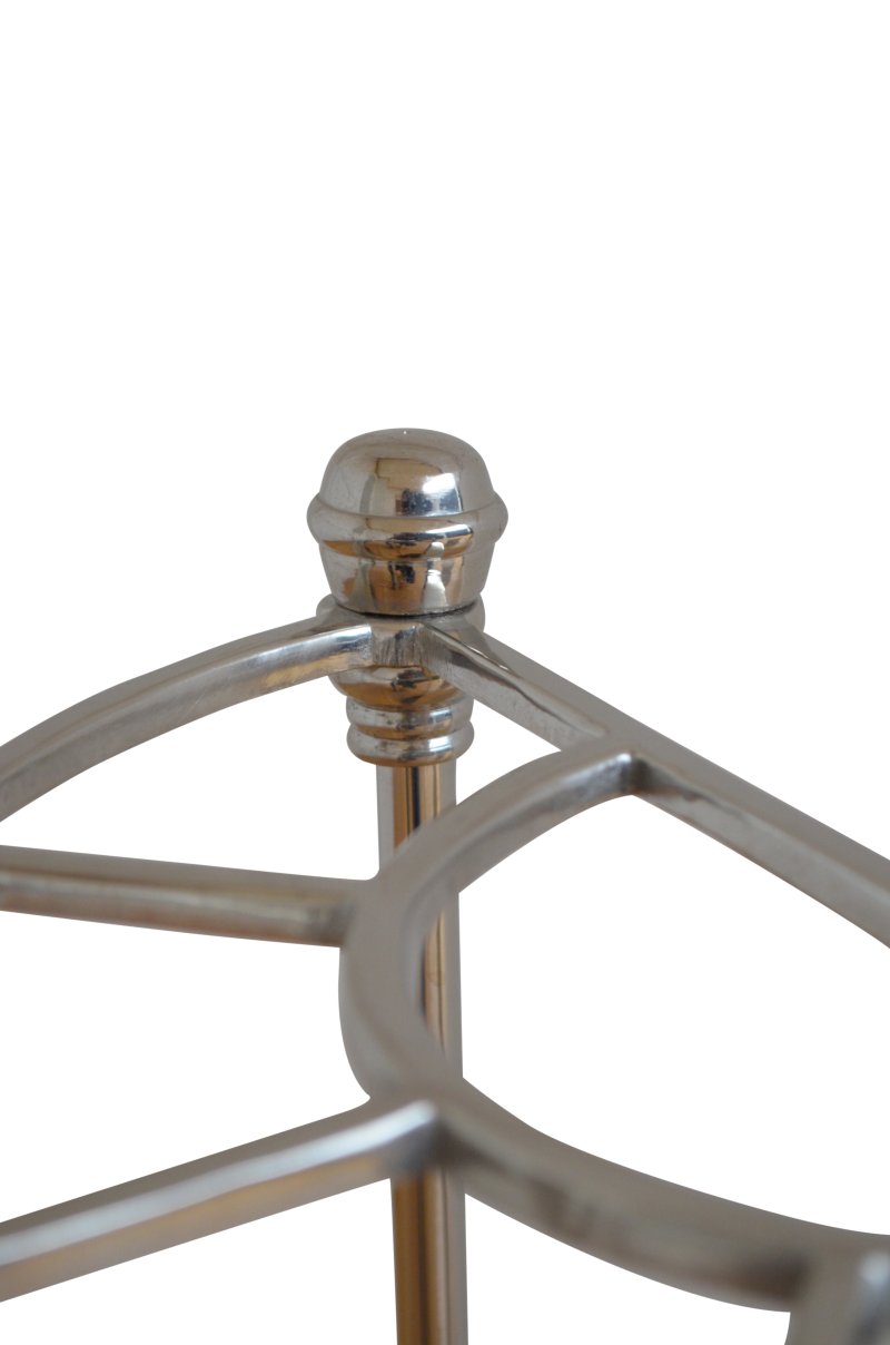 Chrome Art Deco Stick Stand Umbrella Stand - Image 5