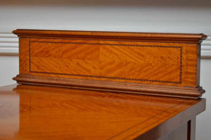 Satinwood Night Stand Edwardian Bedside Cabinet - Image 9