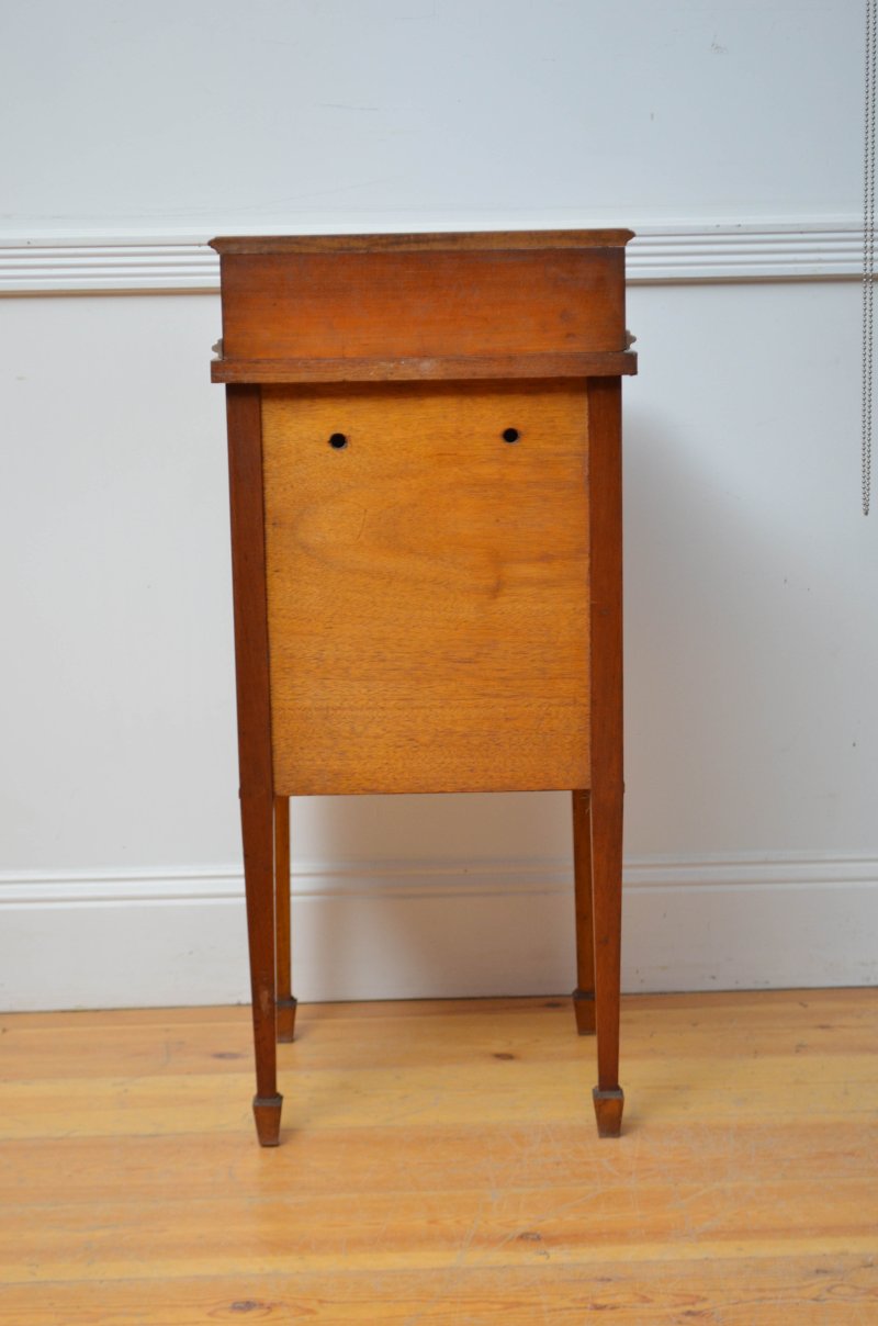 Satinwood Night Stand Edwardian Bedside Cabinet - Image 4