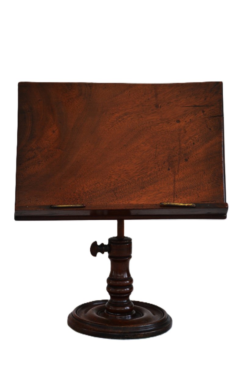 Early 19th Century Reading Stand Book Stand In Mahogany - Image 3