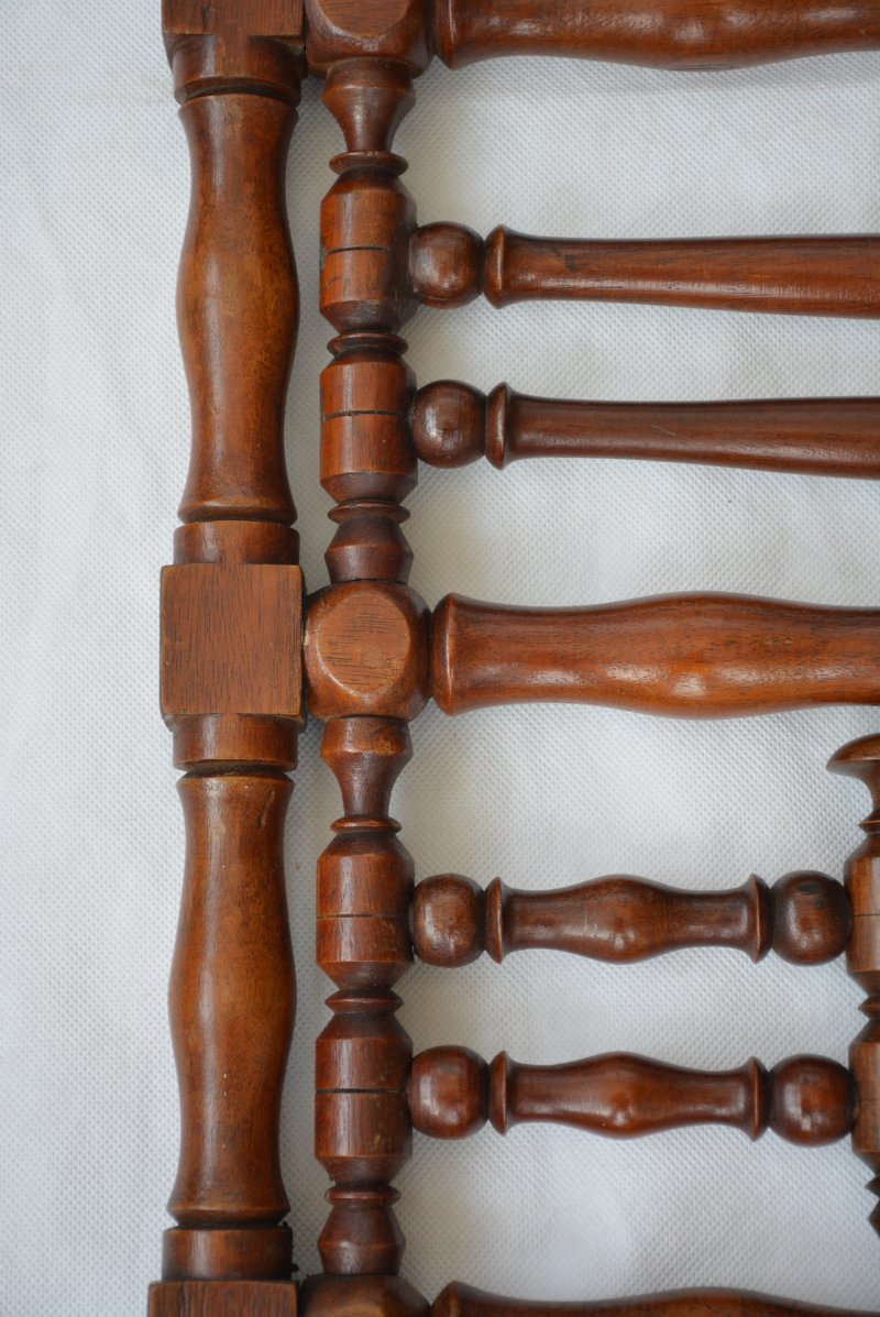 Antique Wall Mounted Coat Rack Wig Rack - Image 9