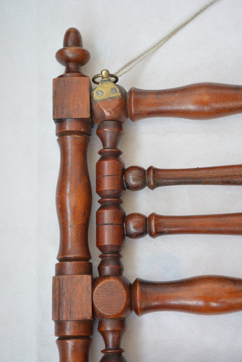 Antique Wall Mounted Coat Rack Wig Rack - Image 11
