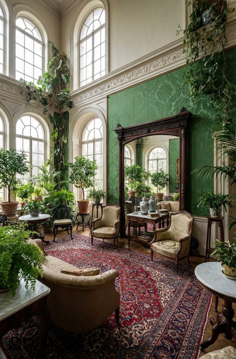 Monumental Victorian Overmantle Mirror / Floor Standing Mirror H200cm - Image 18