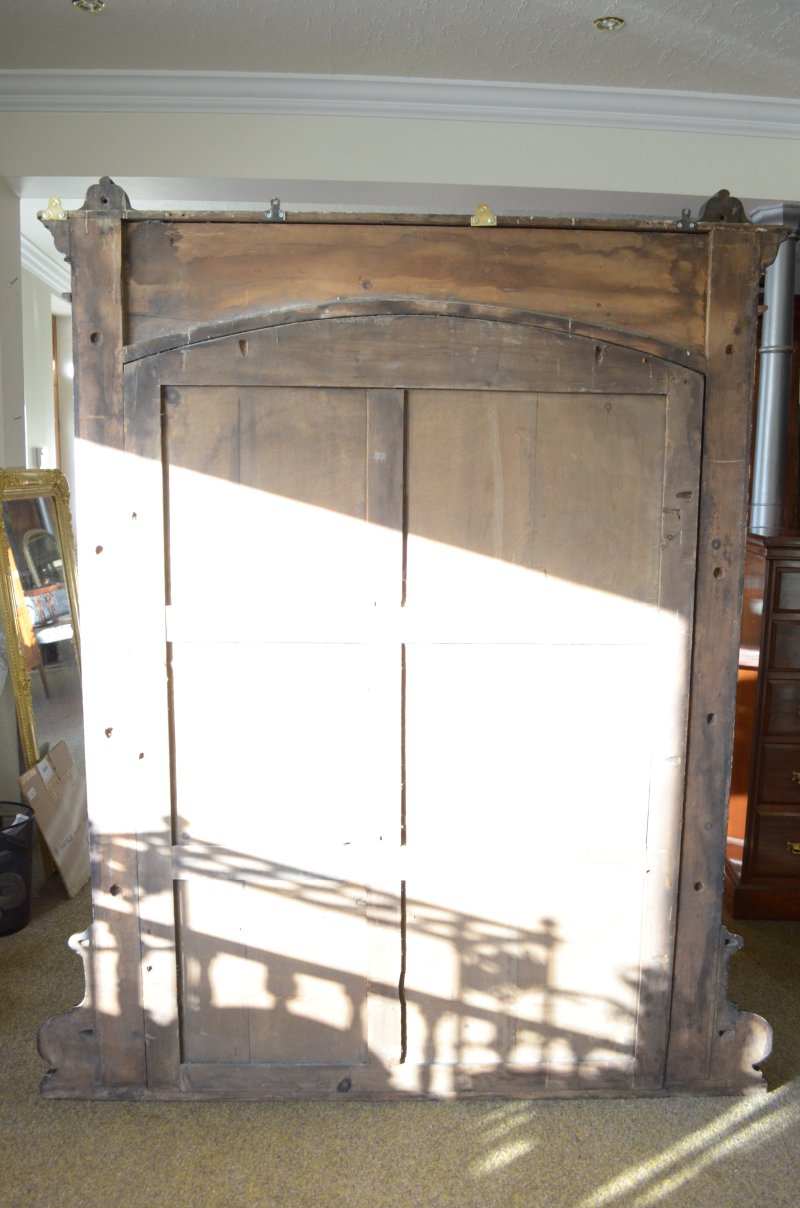 Monumental Victorian Overmantle Mirror / Floor Standing Mirror H200cm - Image 17