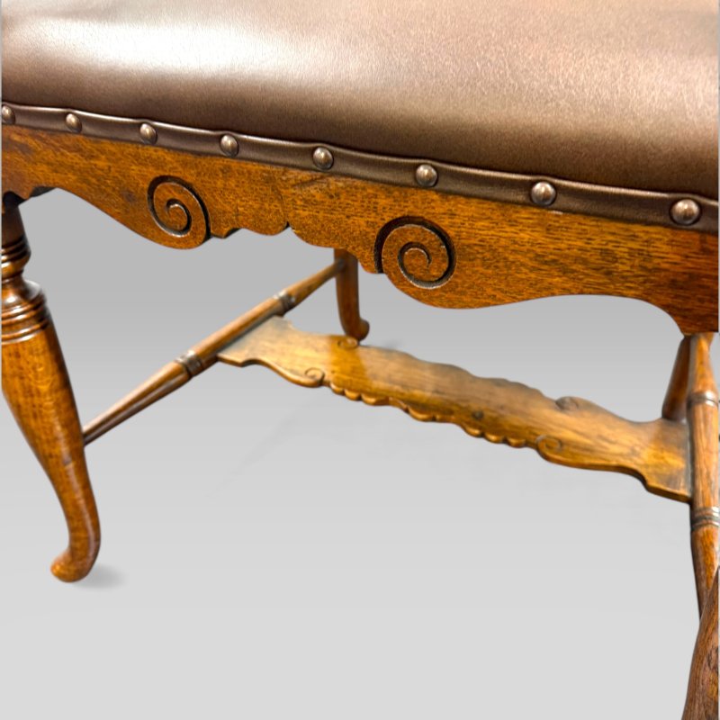 Gillows Victorian Carved Golden Oak Desk Chair attributed to Bruce James Talbert - Image 15