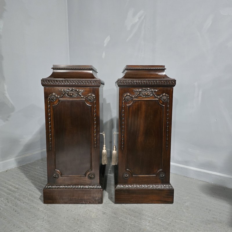 Super Pair Regency Mahogany Side Cabinets