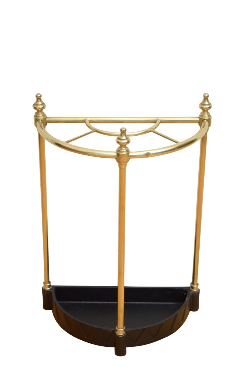 English Brass Umbrella Stand Stick Stand - Image 6