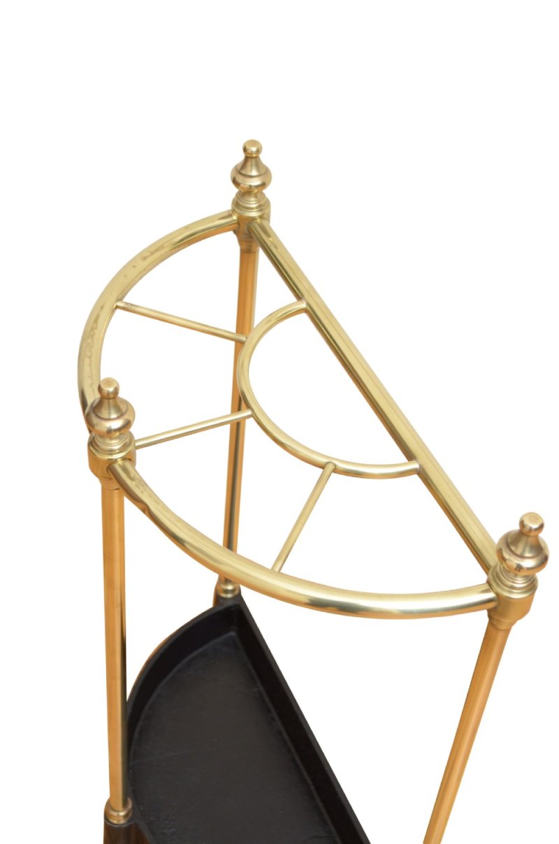English Brass Umbrella Stand Stick Stand - Image 8