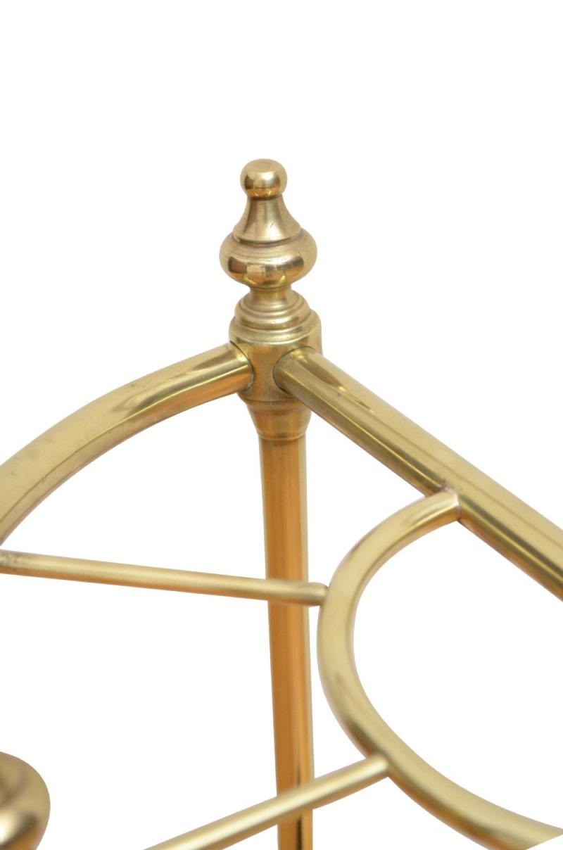 English Brass Umbrella Stand Stick Stand - Image 2