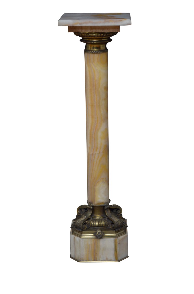 19th Century Onyx Column - Image 8
