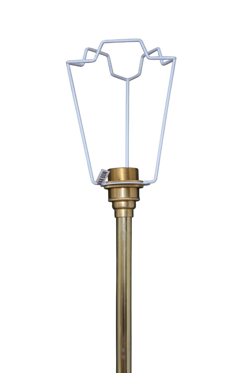 Art Nouveau Brass Floor Standard Lamp Height Adjustable - Image 3