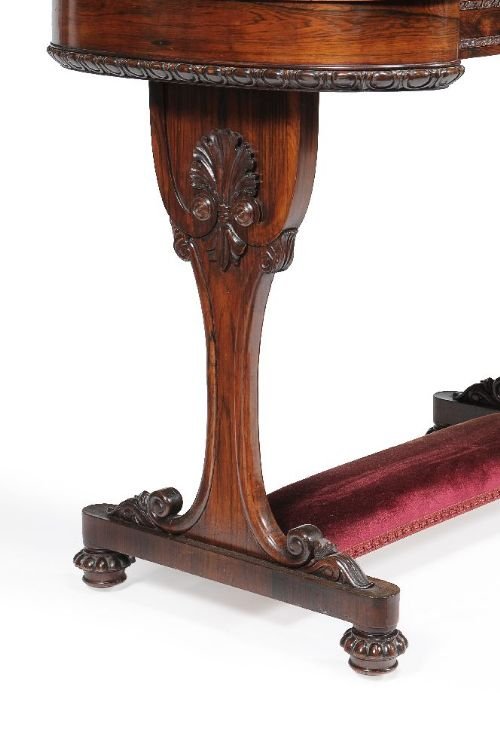 19th Century William IV Rosewood Writing Table - Image 2