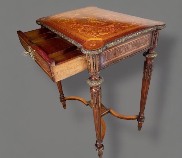 Regency Mahogany Card Table - Image 7