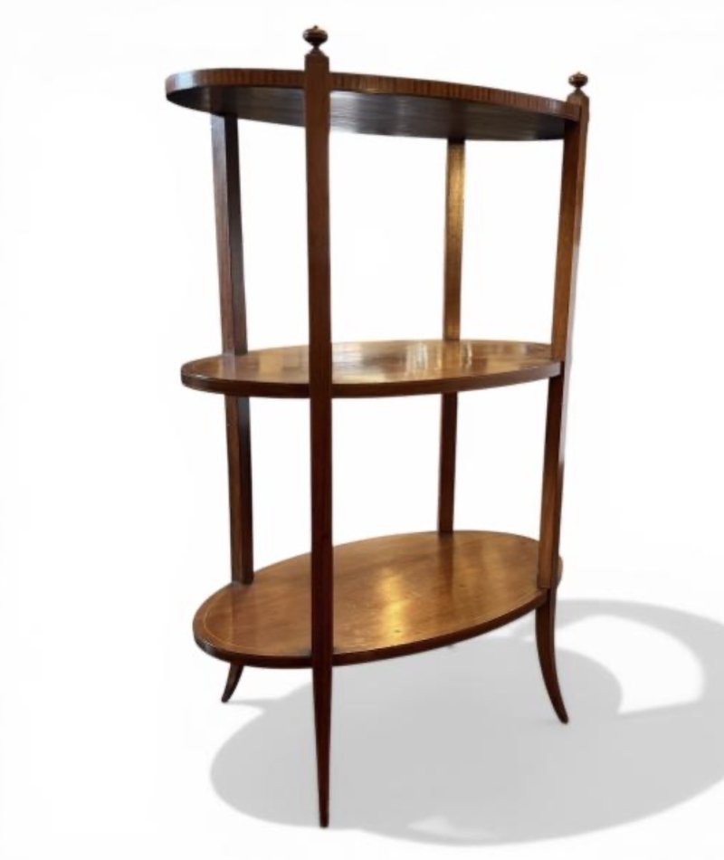 Edwardian Inlaid Mahogany Occasional Table - Image 11