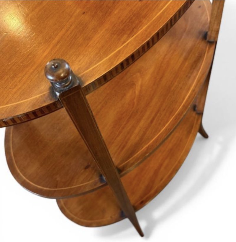 Edwardian Inlaid Mahogany Occasional Table - Image 16