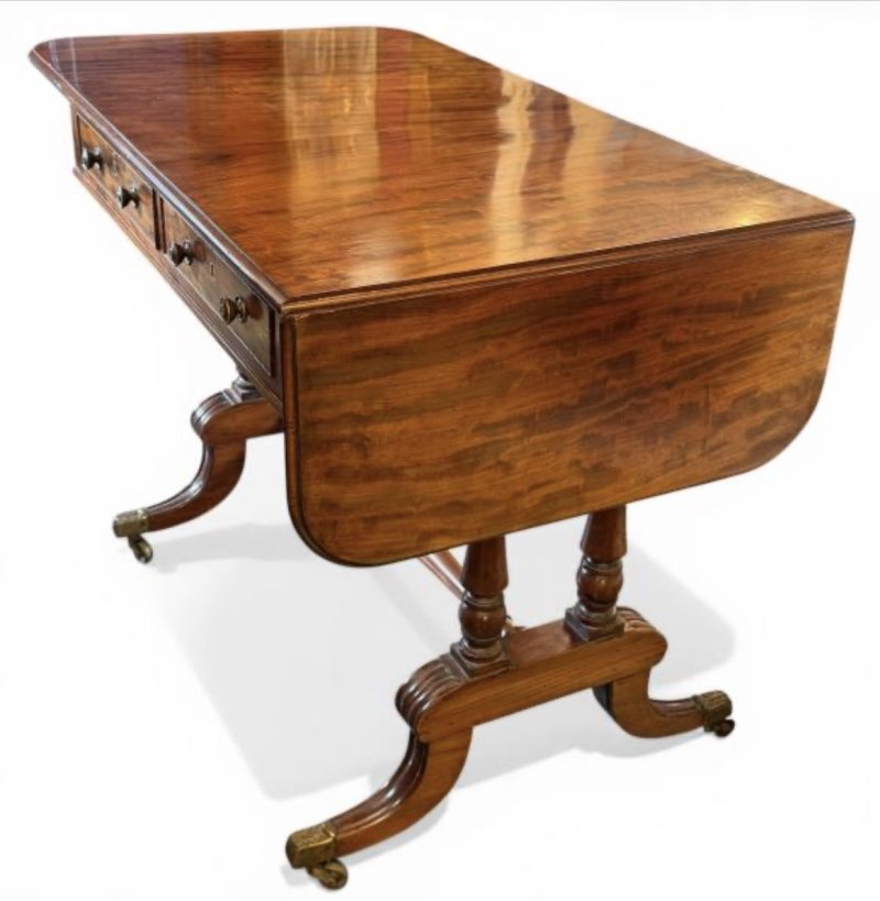 Regency Mahogany Sofa Table - Image 21