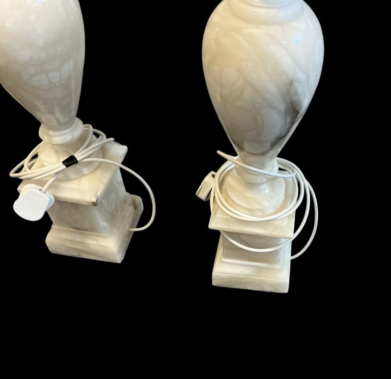 Pair of Alabaster Table Lamps - Image 3