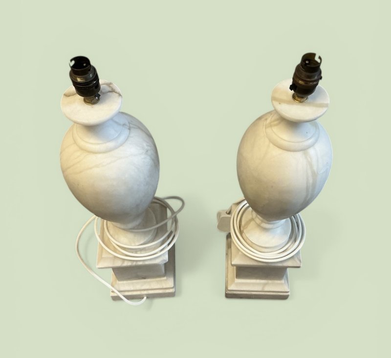 Pair of Alabaster Table Lamps - Image 4