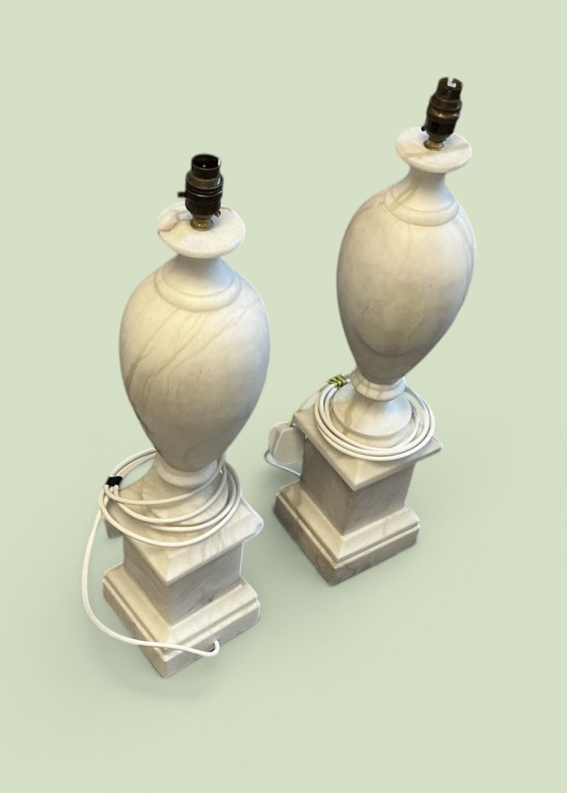 Pair of Alabaster Table Lamps - Image 6