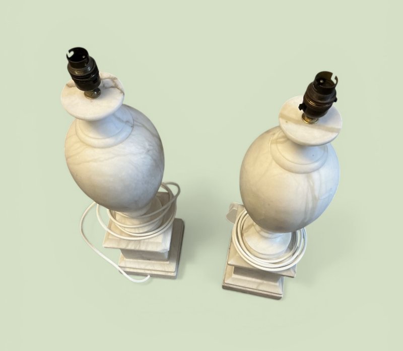 Pair of Alabaster Table Lamps - Image 7