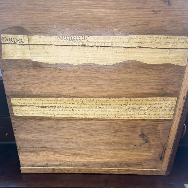 Antique Georgian George III Mahogany Bureau 4 Drawer Writing Desk - Image 7