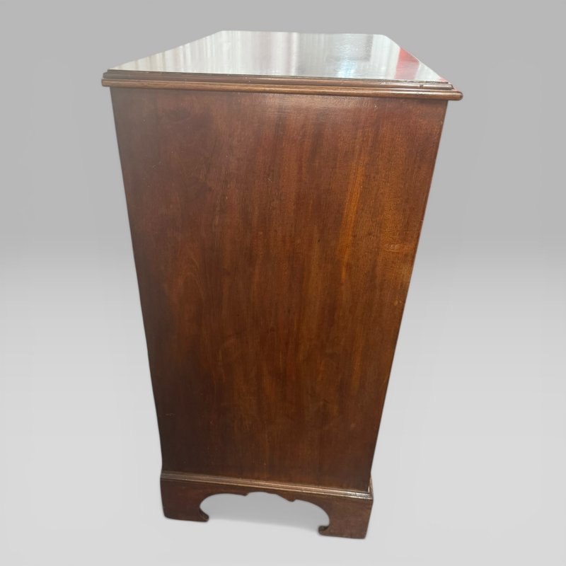 Antique Large Georgian George III Mahogany Chest of Drawers c1760 Bracket Feet - Image 6