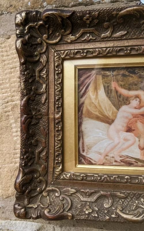 Antique Painting After Titian Venus And Adonis Gilt Frame - Image 2