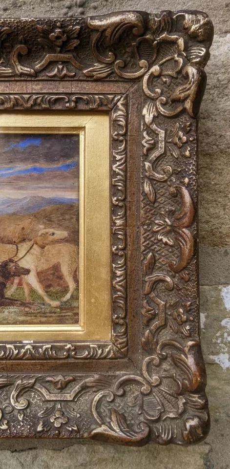 Antique Painting After Titian Venus And Adonis Gilt Frame - Image 3