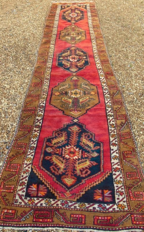 Antique Kurdish Runner 1900s - Image 2