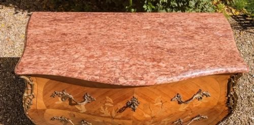 Superb Antique French Bombe Commode Chest - Image 9