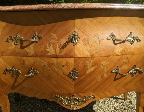 Superb Antique French Bombe Commode Chest - Image 10