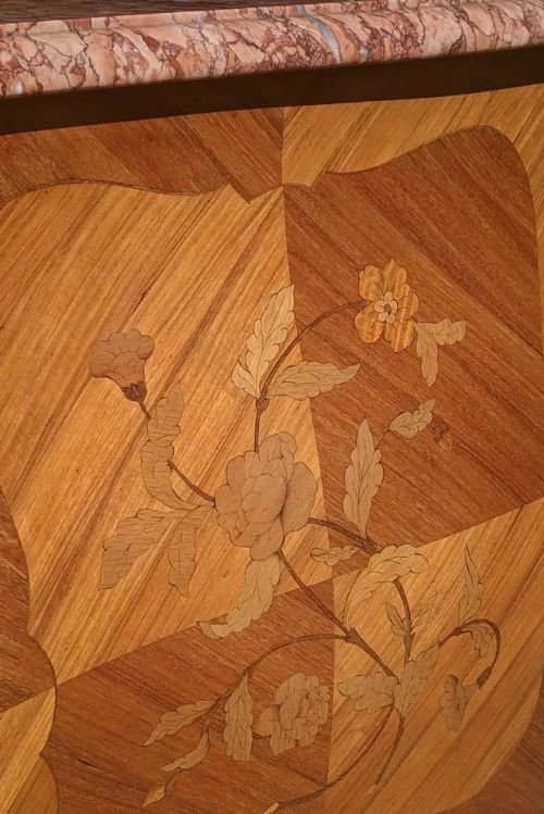 Superb Antique French Bombe Commode Chest - Image 11