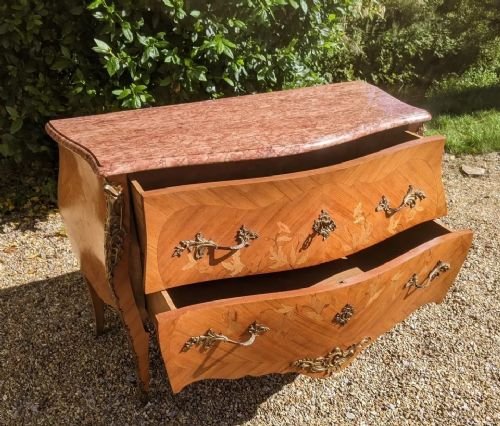 Superb Antique French Bombe Commode Chest - Image 12
