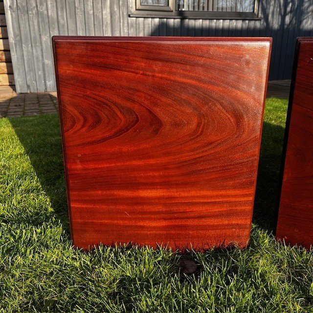A Pair Of Late Victorian Period Mahogany Bedside Chests - Image 9