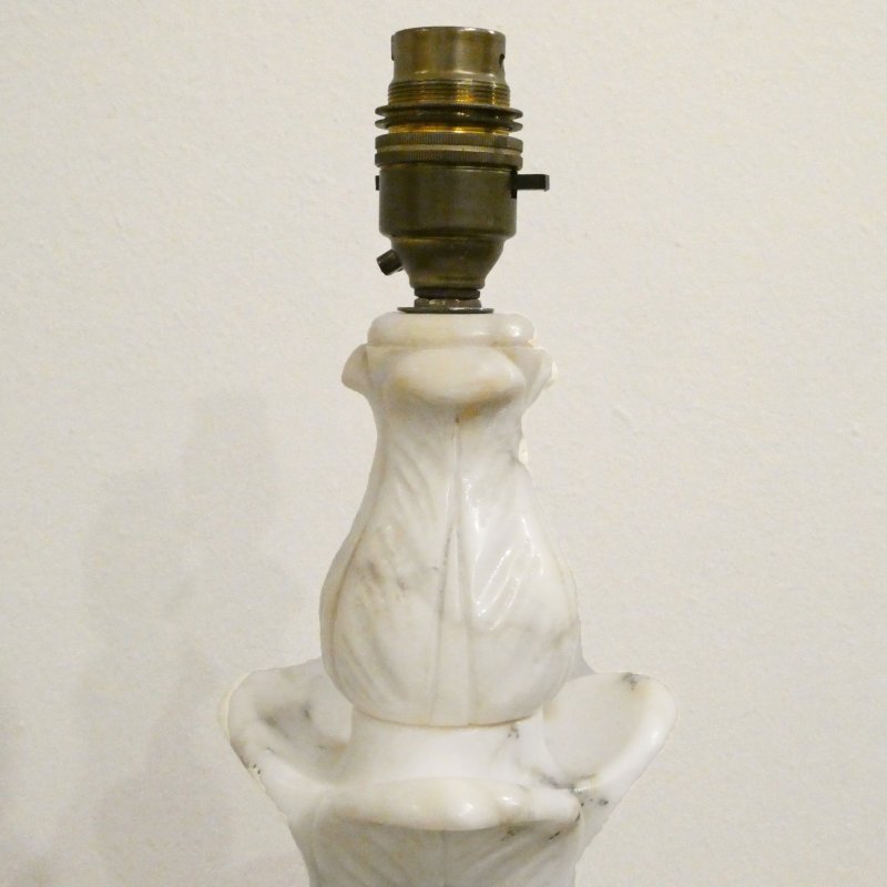 Early 20th Century Italian Alabaster Table Lamp - Image 7