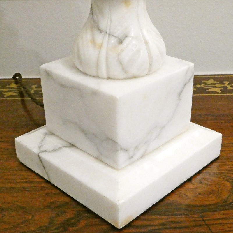 Early 20th Century Italian Alabaster Table Lamp - Image 8