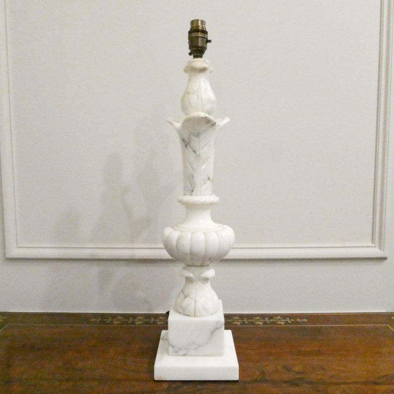 Early 20th Century Italian Alabaster Table Lamp - Image 10