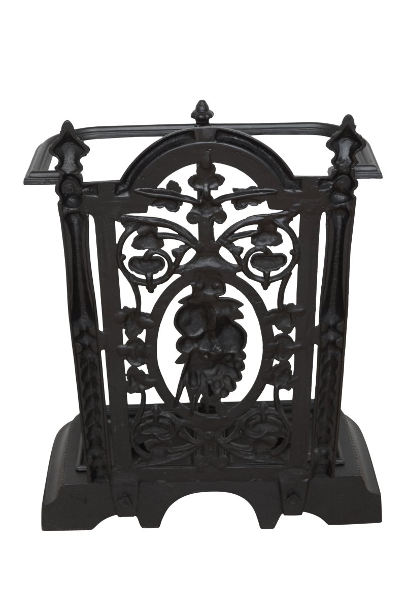 English Victorian Cast Iron Umbrella Stand - Image 4